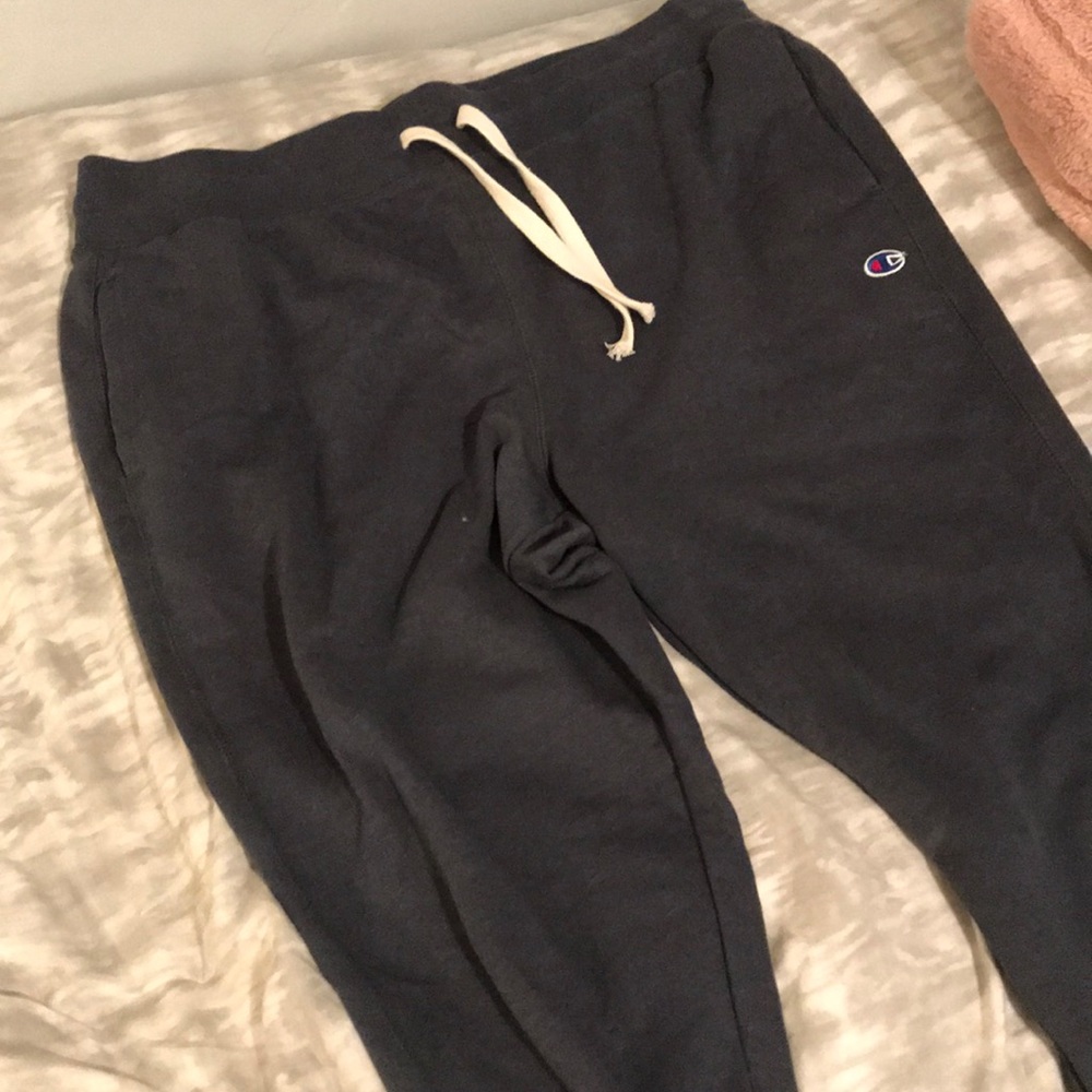 Gray Champion Cuffed Sweats